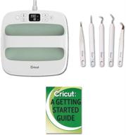 cricut easy press 2 bundle - heat press machine for htv projects, weeder kit, mint, 9” x 9”: effortless crafting at your fingertips logo