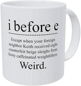 img 1 attached to Mug for Teachers - Funny Grammar Coffee Cup for English School Motivation - Unique Ceramic Novelty Gift for Men, Women, Coworkers - 11 Ounces - Perfect Birthday or Appreciation Gift for Toolbox Letters or Assistant