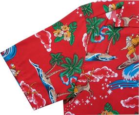 img 1 attached to 👕 Men's Holiday Clothing: Alvish Hawaiian Shirt for Christmas Shirts