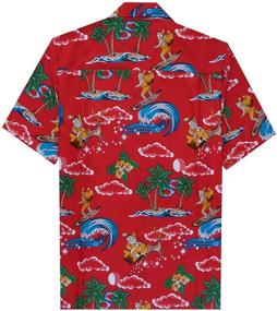 img 3 attached to 👕 Men's Holiday Clothing: Alvish Hawaiian Shirt for Christmas Shirts