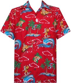 img 4 attached to 👕 Men's Holiday Clothing: Alvish Hawaiian Shirt for Christmas Shirts