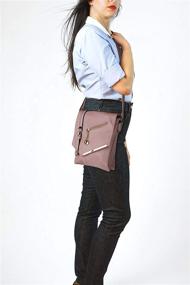 img 3 attached to 👜 Mia Collection Crossbody Bag: Stylish Women's Handbags & Wallets in Shoulder Bags