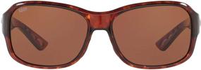 img 4 attached to 🕶️ Stylish and Sleek: Costa Del Mar Women's Inlet Rectangular Sunglasses for Ultimate Sun Protection