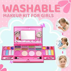 img 2 attached to Girl Real Washable Up，Fold Palette Princess