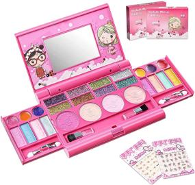 img 4 attached to Girl Real Washable Up，Fold Palette Princess