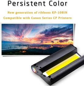 img 1 attached to 🖨️ Unismar Compatible Canon Selphy KP-108IN Ink Cartridges for Canon Selphy CP1300 CP1200 CP910 CP900 CP760 CP770 CP780 Wireless Compact Photo Printer, 36 Prints for P Tray, 2 Pack (No Paper Included)