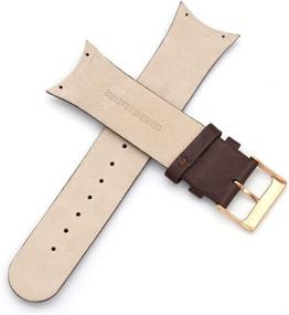 img 3 attached to Genuine Leather Replacement Skagen （Brown）