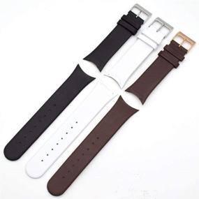 img 2 attached to Genuine Leather Replacement Skagen （Brown）