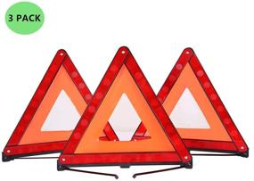 img 4 attached to 🚧 ATP Emergency Triangle Kit - 3 Pack | Reflective Triangle for Safety & Warning