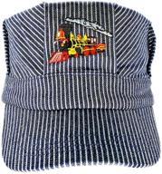 🚂 boys train hat - red steam theme by the real deal logo