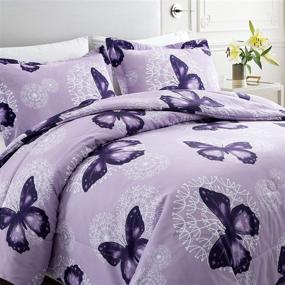 img 2 attached to ARTALL Lightweight Microfiber Comforter Butterfly