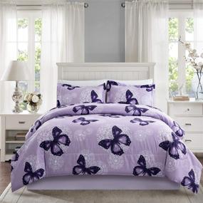 img 4 attached to ARTALL Lightweight Microfiber Comforter Butterfly