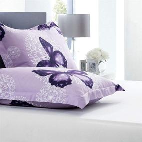 img 1 attached to ARTALL Lightweight Microfiber Comforter Butterfly