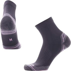 img 3 attached to 🧦 Coolmax Cotton Athletic Sport socks for women: SOLAX Quarter Hiking & Running Socks (3 Pairs)