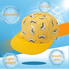 img 1 attached to 🍍 Playful Pineapple: Adjustable Toddler Trucker Baseball Cap for Boys' Stylish Accessories