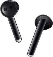 black huawei freebuds 3 wireless bluetooth earbuds for superior sound logo