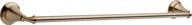 🛁 delta 79424-cz, 24-inch champagne bronze bathroom towel bar, 24 in logo