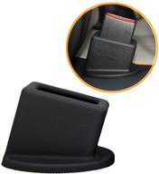 🚗 держатель пряжки ремня безопасности zuwit - удобный доступ к заднему сиденью - простое пристегивание ремня без хлопот - идеально подходит для детей и пассажиров с особыми нуждами (черный x1) логотип