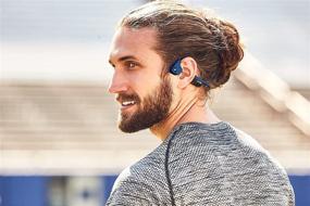 img 1 attached to AFTERSHOKZ Air AS650SG: Open-Ear Wireless Bone Conduction Headphones in Sleek Slate Grey