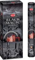 🧿 hem black magic incense sticks - 120 premium fragrant incense sticks" логотип