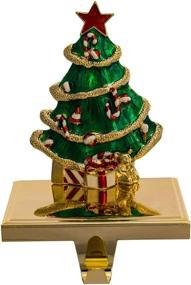 img 3 attached to 🎄 Kurt Adler Zinc Christmas Tree Stocking Holder Decoration