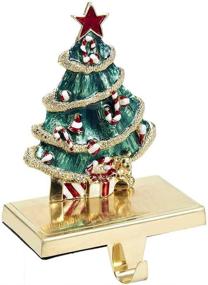 img 4 attached to 🎄 Kurt Adler Zinc Christmas Tree Stocking Holder Decoration