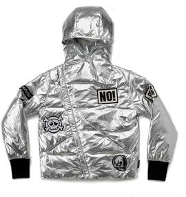 img 4 attached to NUNUNU SUPER PATCH DOWN JACKET - gender-neutral puffer coat for kids