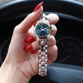 img 1 attached to Automatic Mechanical Sapphire Business Waterproof Women's Watches