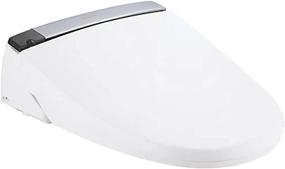 img 1 attached to Kohler BH93-N0 Bidet Seat - Round Design, Novita White Finish: Product Overview and Features