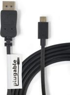 🔌 plugable usb c to displayport adapter - 6ft (1.8m) 4k@60hz cable logo