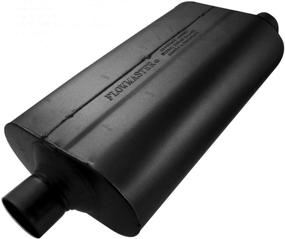 img 2 attached to 🔊 Flowmaster 52557 Super 50 Muffler - 2.50 Center Inlet / 2.50 Offset Outlet - Moderate Sound, Black