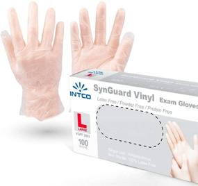 img 4 attached to 🧤 Large Basic Vinyl Synthetic Exam Gloves - 100 Gloves (Packaging May Vary)