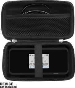 img 1 attached to 📶 Inseego MiFi M2100/M2000 Case by CaseSack – Verizon Wireless Jetpack 8800L 4G LTE Hotspot, with Mesh Pocket & Wrist Strap