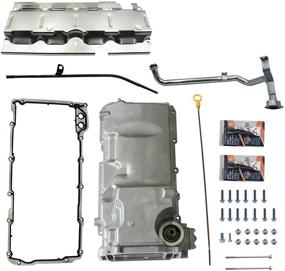 img 4 attached to 🚗 LOSTAR Muscle Car Engine Oil Pan Kit: Perfect Fit for LS1/LS3/LSA/LSX Engines 19212593