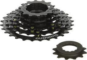 img 1 attached to 🚲 Enhance Your Bike's Performance with the SHIMANO 7 Speed Cassette CS-HG20-7 (Brown/ Black)