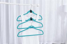 img 1 attached to 🧥 White Hanger Accessory - Joy Mangano Mini Hooks 10-Pack