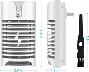 img 2 attached to 🪰 Gotraya Bug Zapper Indoor - Efficient Plug-in Insect Fly Trap with UV Attractant Lamp | 2021 Updated Version