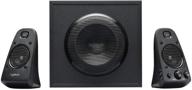 powerful logitech z623: 400w home speaker system - black - get immersed! логотип