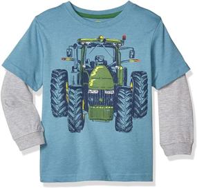 img 2 attached to 👕 John Deere Toddler T Shirt: Boys' Tops, Tees & Shirts in Heather - Shop Now!