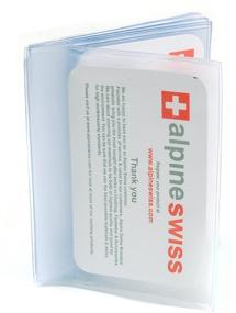 img 1 attached to 📷 Alpine Swiss Plastic Wallet Picture