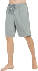 img 3 attached to Cotton Pajama Lightweight Men's Clothing with Pockets by U2SKIIN - Ideal for Sleep and Lounge