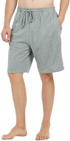 img 1 attached to Cotton Pajama Lightweight Men's Clothing with Pockets by U2SKIIN - Ideal for Sleep and Lounge