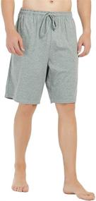 img 4 attached to Cotton Pajama Lightweight Men's Clothing with Pockets by U2SKIIN - Ideal for Sleep and Lounge