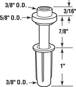 img 1 attached to Slide Co 164172 Bi Fold Guide 8 Inch