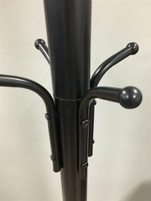 img 1 attached to 🧥 Frenchi Furniture CR002 12-Hook Coat Rack in Black