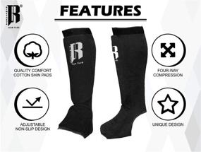 img 2 attached to 🥊 RIMSports Muay Thai Shin Guards Kickboxing Premium MMA Shin Guards and Shin Pads | Ideal Shin Guard for Shin Protection, Wrestling, Sparring, Muay Thai, Kickboxing & Karate