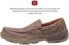 img 2 attached to Twisted Leather Driving Composite Bomber Men's Shoes in Loafers & Slip-Ons