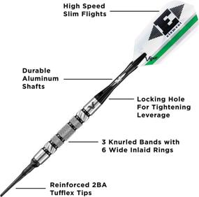 img 2 attached to 🎯 High-Quality Viper Element Soft Tip Darts, 90% Tungsten, 18 Grams with Storage/Travel Case