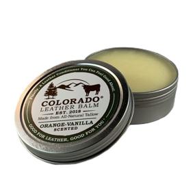 img 4 attached to 🍊 4oz Colorado Leather Balm - Orange Vanilla scent