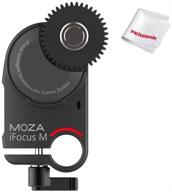 moza ifocus-m мотор фоллоу-фокуса - оптимизирован для стабилизаторов карданных подвесов moza air 2 и aircross 2 - беспроводная система управления объективом камеры для точного управления фокусом и зумом, с салфеткой pergear для чистки. логотип